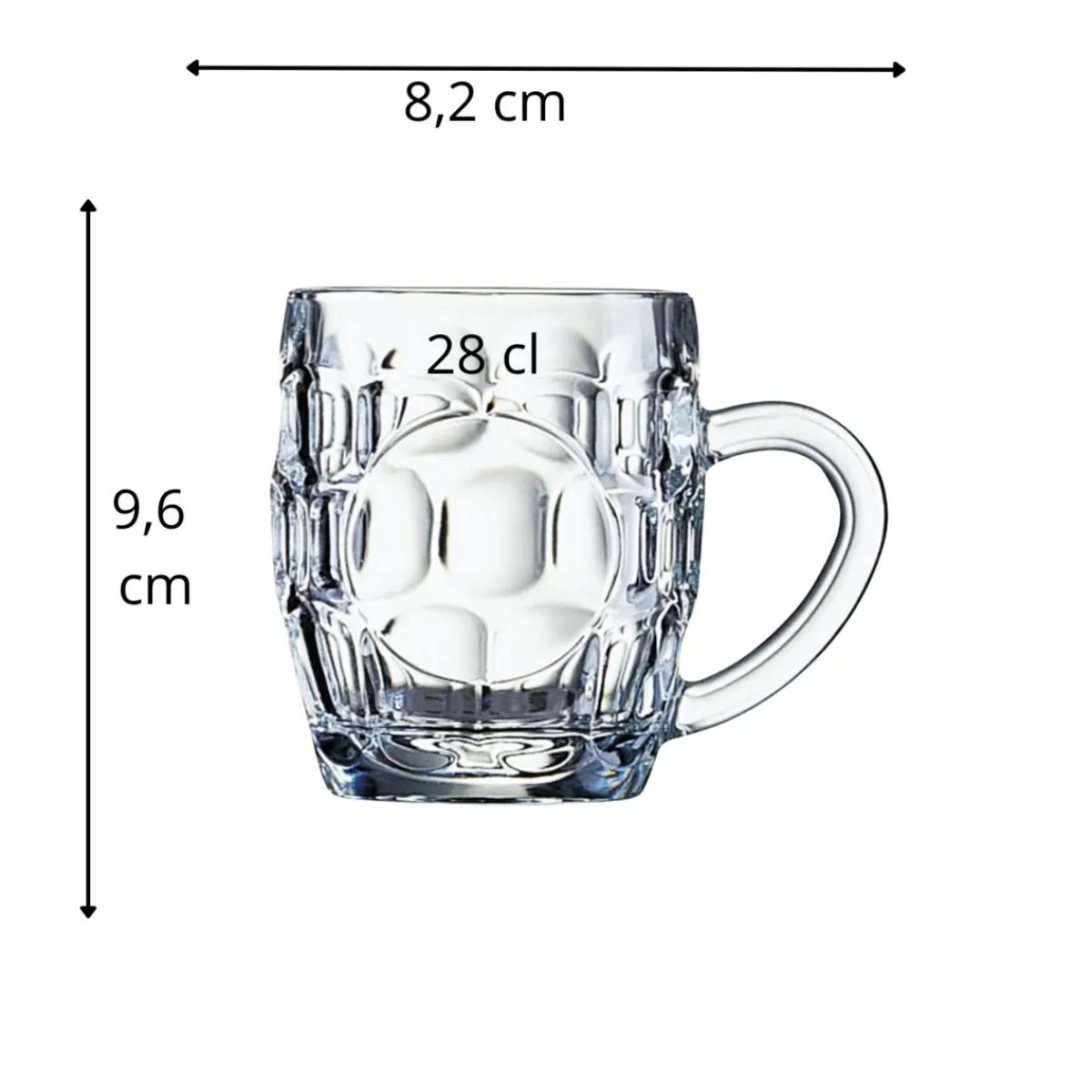 ARCOROC Verre à bière verre 28 cl Britannia Best