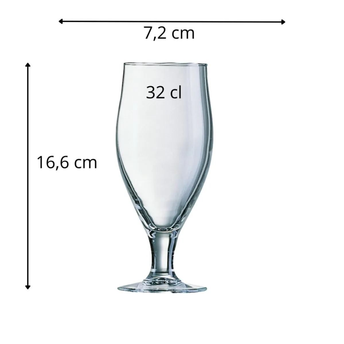 ARCOROC Verre à bière verre 32 cl Cervoise New