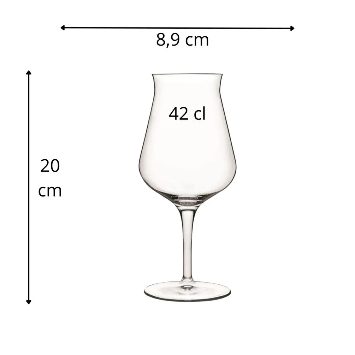 LUIGI BORMIOLI Verre à bière verre cristallin 42 cl Birrateque Online