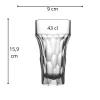 LA ROCHERE Verre à bière verre pressé 43 cl Silex Sale