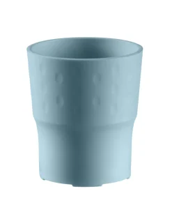 SAINT ROMAIN Verre bleu ocean fibre végétale 20 cl Liliroc Discount