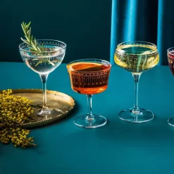 BORMIOLI ROCCO Verre à cocktail fizz verre 22 cl Novecento Art Deco Outlet