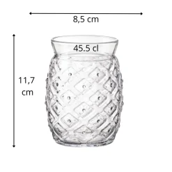 BORMIOLI ROCCO Verre à cocktail forme ananas verre 45,5 cl Bartender Outlet