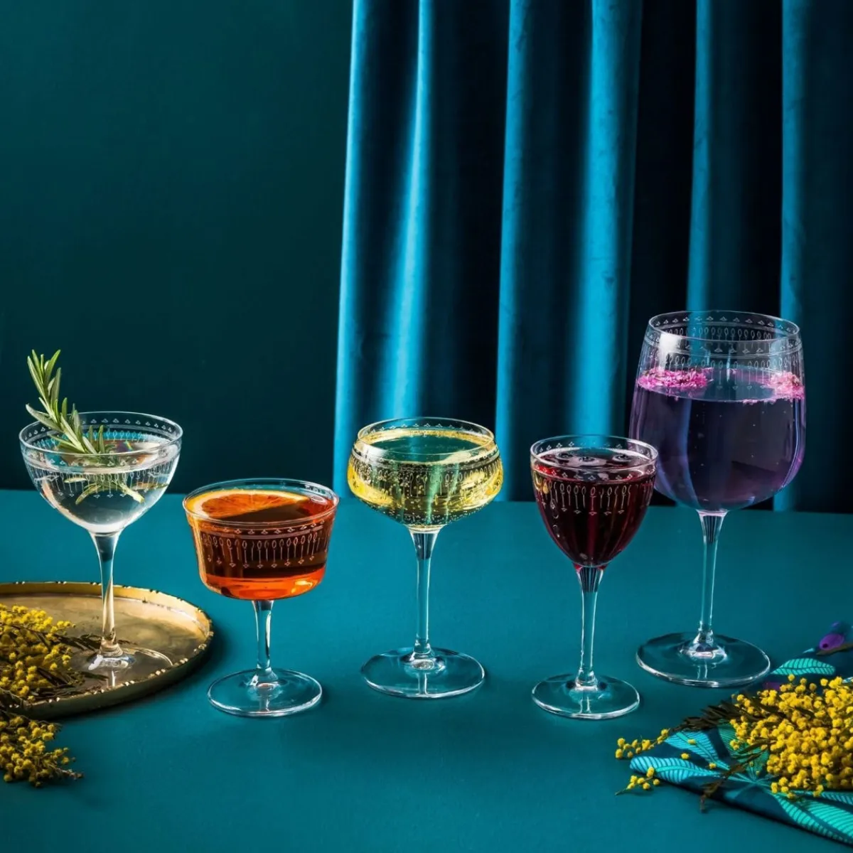 Verre à cocktail gin verre cristallin 75,5 cl Novecento Art Deco - BORMIOLI ROCCO New