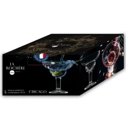 LA ROCHERE Verre à cocktail verre pressé 21 cl Chicago