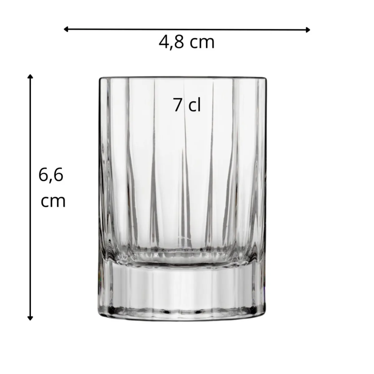 LUIGI BORMIOLI Verre à liqueur verre cristallin 7 cl Bach Hot