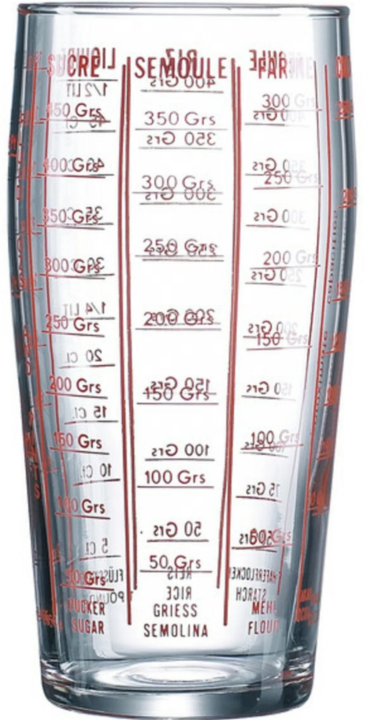 LUMINARC Verre mesureur rond transparent verre trempé Ø 8,1 cm Best