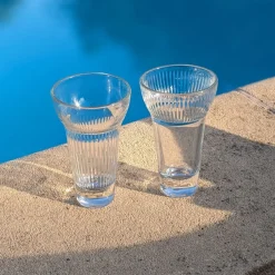 Verre à pastis verre pressé 22 cl Calanques - LA ROCHERE Outlet