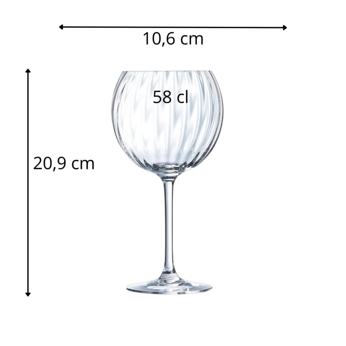 CHEF & SOMMELIER Verre à pied ballon verre cristallin 58 cl Symetrie Sale
