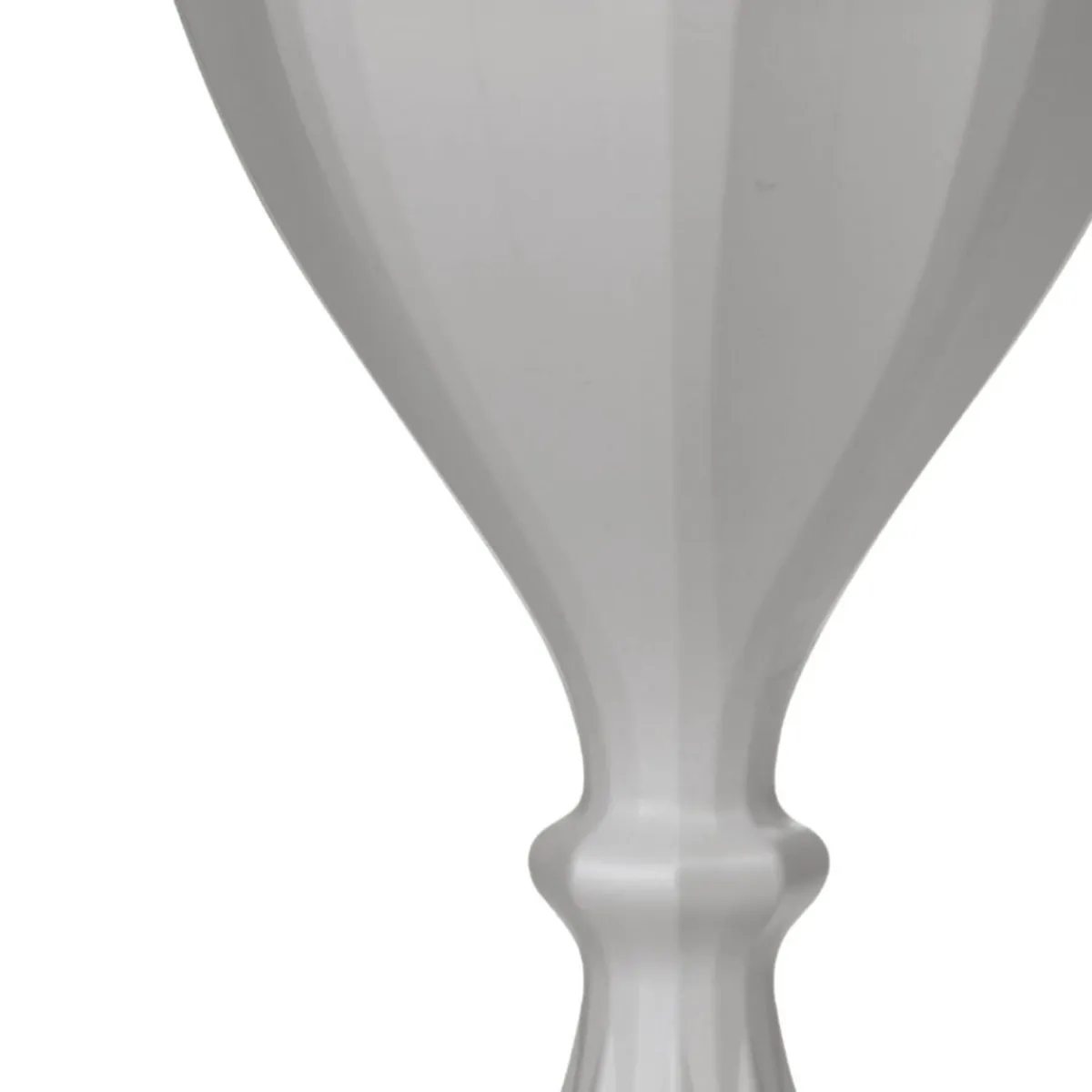 SAINT ROMAIN Verre à pied Blanc Coton fibre végétale 16 cl Banquise Liliroc Online