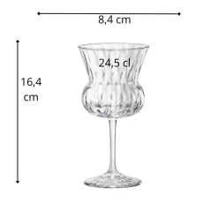 BORMIOLI ROCCO Verre à pied cocktail verre cristallin 24,5 cl Bloom Online