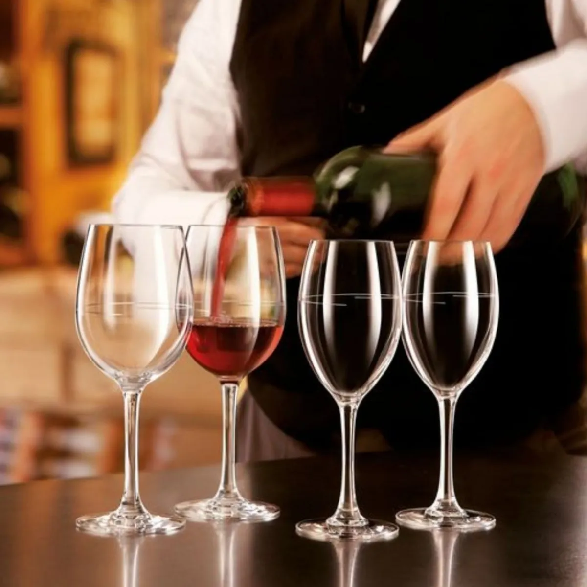 Verre à pied jaugé ellipse verre cristallin 35 cl Cabernet - CHEF & SOMMELIER Hot