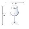 Verre à pied jaugé grappe verre 30 cl V.juliette - ARCOROC