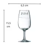 Verre à pied jaugé verre 21,5 cl Viticole - ARCOROC