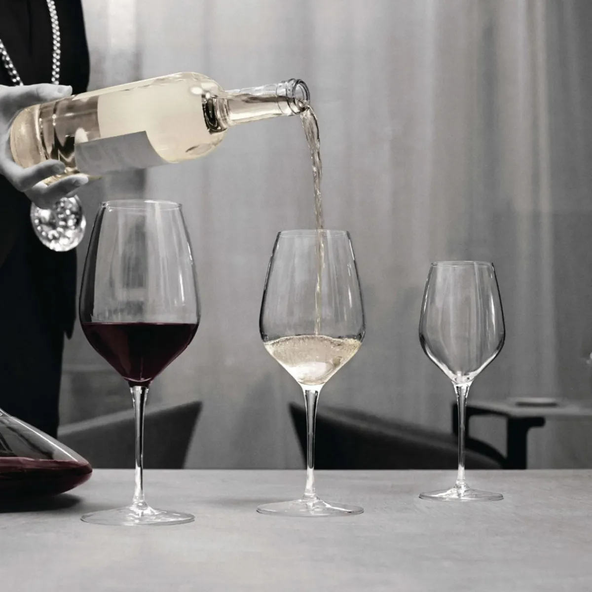 BORMIOLI ROCCO Verre à pied jaugé verre cristallin 43,5 cl Tre Sensi Hot