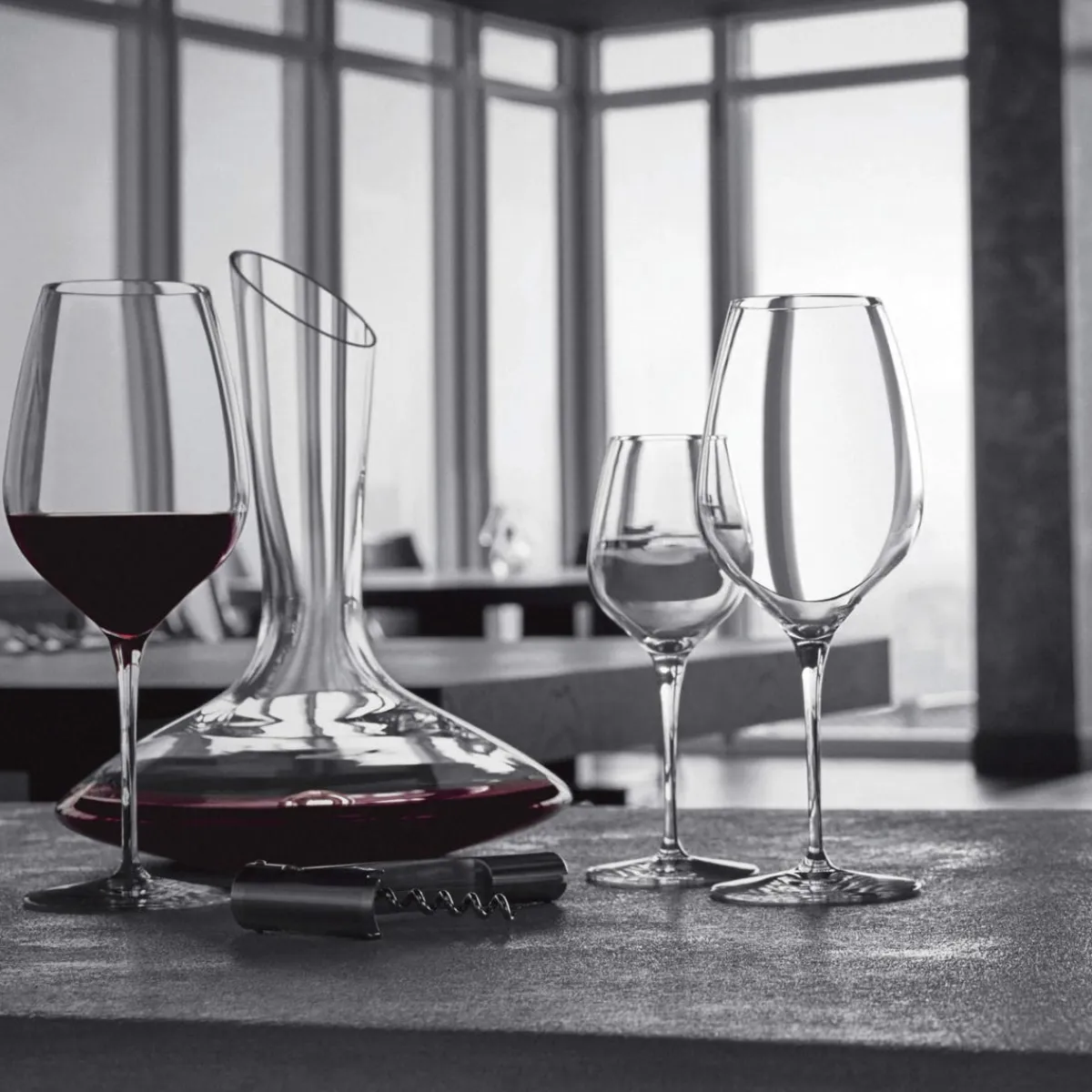 BORMIOLI ROCCO Verre à pied jaugé verre cristallin 43,5 cl Tre Sensi Hot