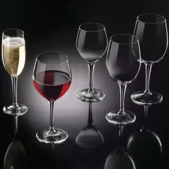 BORMIOLI ROCCO Verre à pied pour vin blanc verre trempé 44 cl Milano Discount