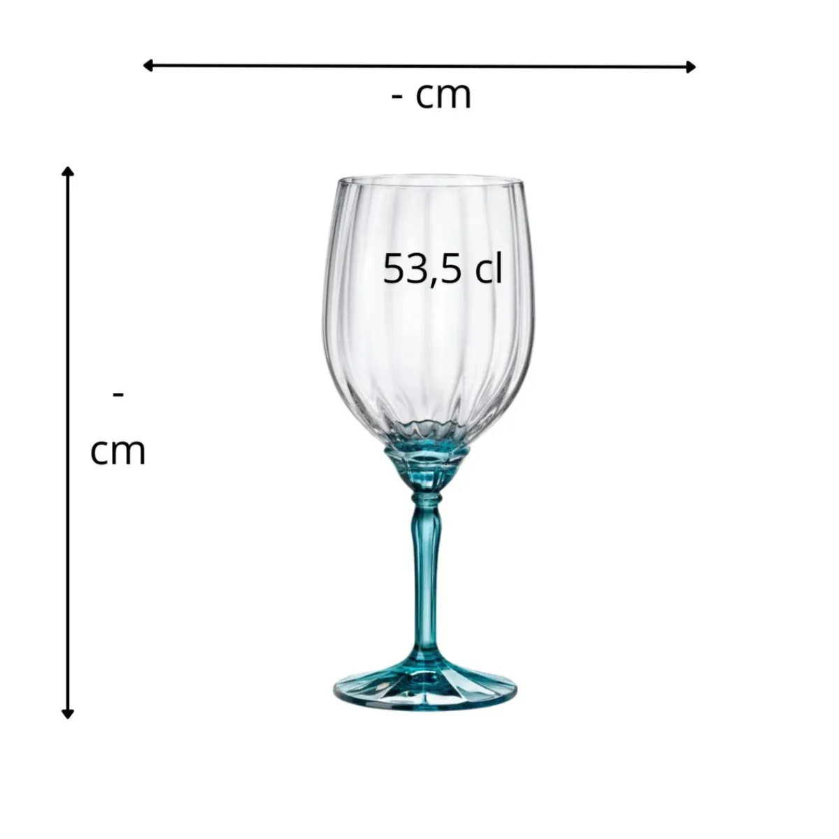 BORMIOLI ROCCO Verre à pied pour vin rouge verre 53,5 cl Florian Best