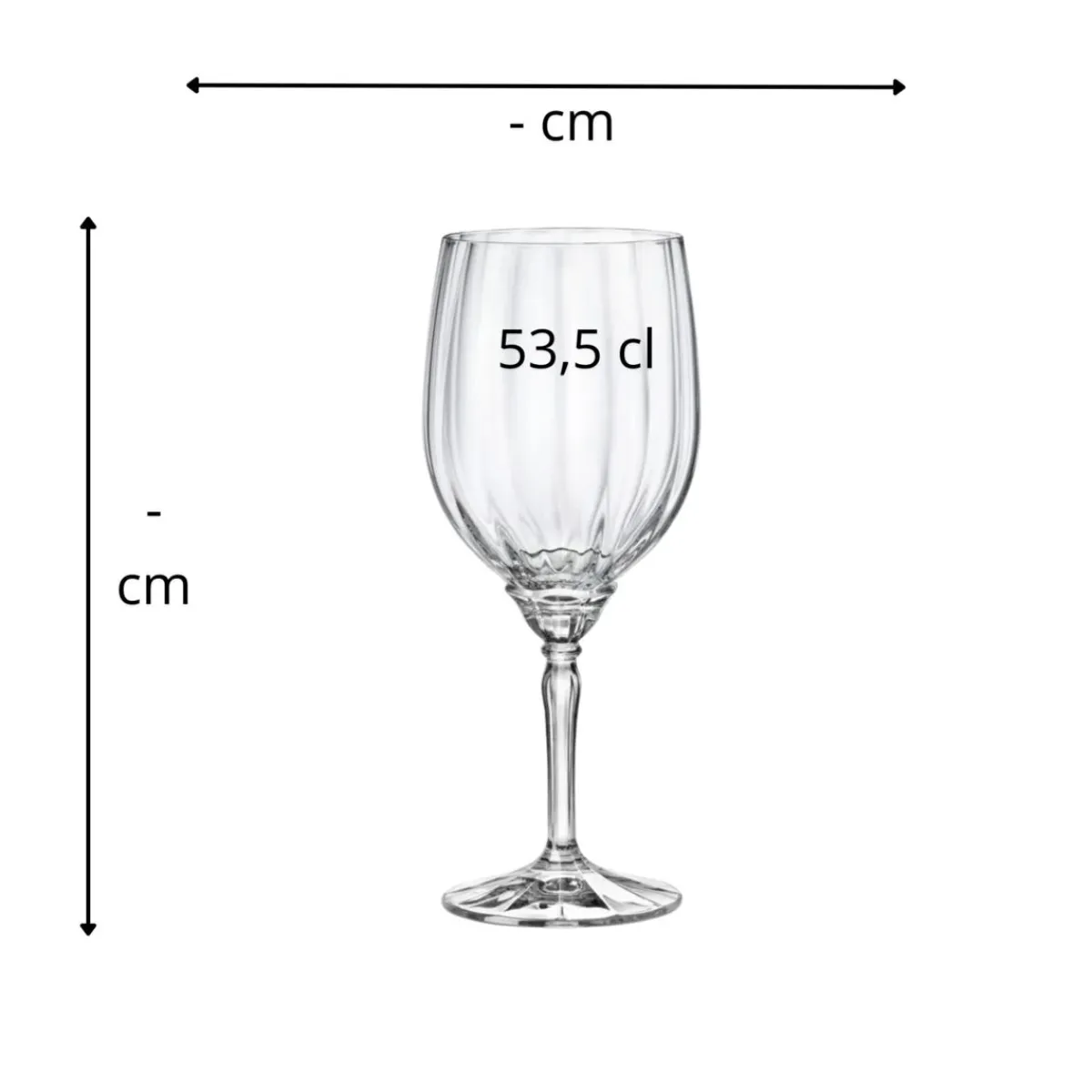 BORMIOLI ROCCO Verre à pied pour vin rouge verre 53,5 cl Florian Clearance