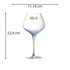 CHEF & SOMMELIER Verre à pied rond verre cristallin 60 cl Sublym Best