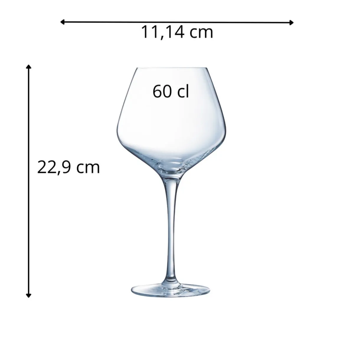 CHEF & SOMMELIER Verre à pied rond verre cristallin 60 cl Sublym Best