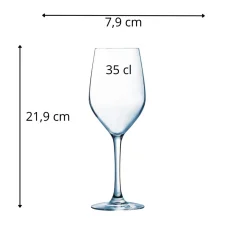 Verre à pied verre 35 cl Allegro - PRO.MUNDI Online