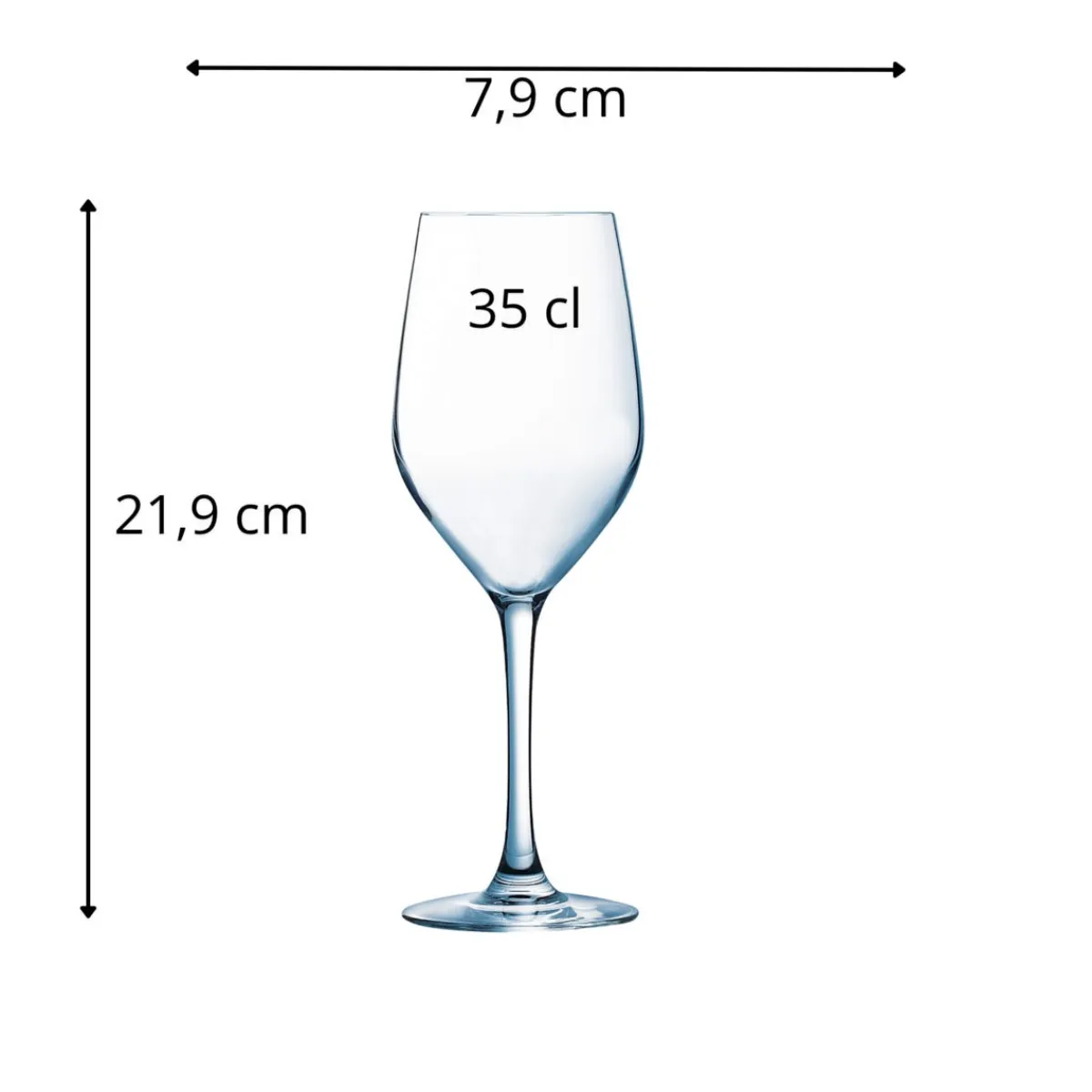 Verre à pied verre 35 cl Allegro - PRO.MUNDI Online
