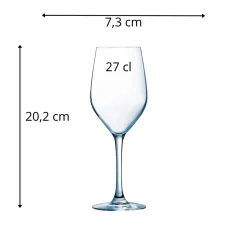PRO.MUNDI Verre à pied verre 27 cl Allegro Clearance