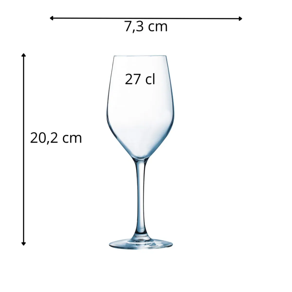 PRO.MUNDI Verre à pied verre 27 cl Allegro Clearance