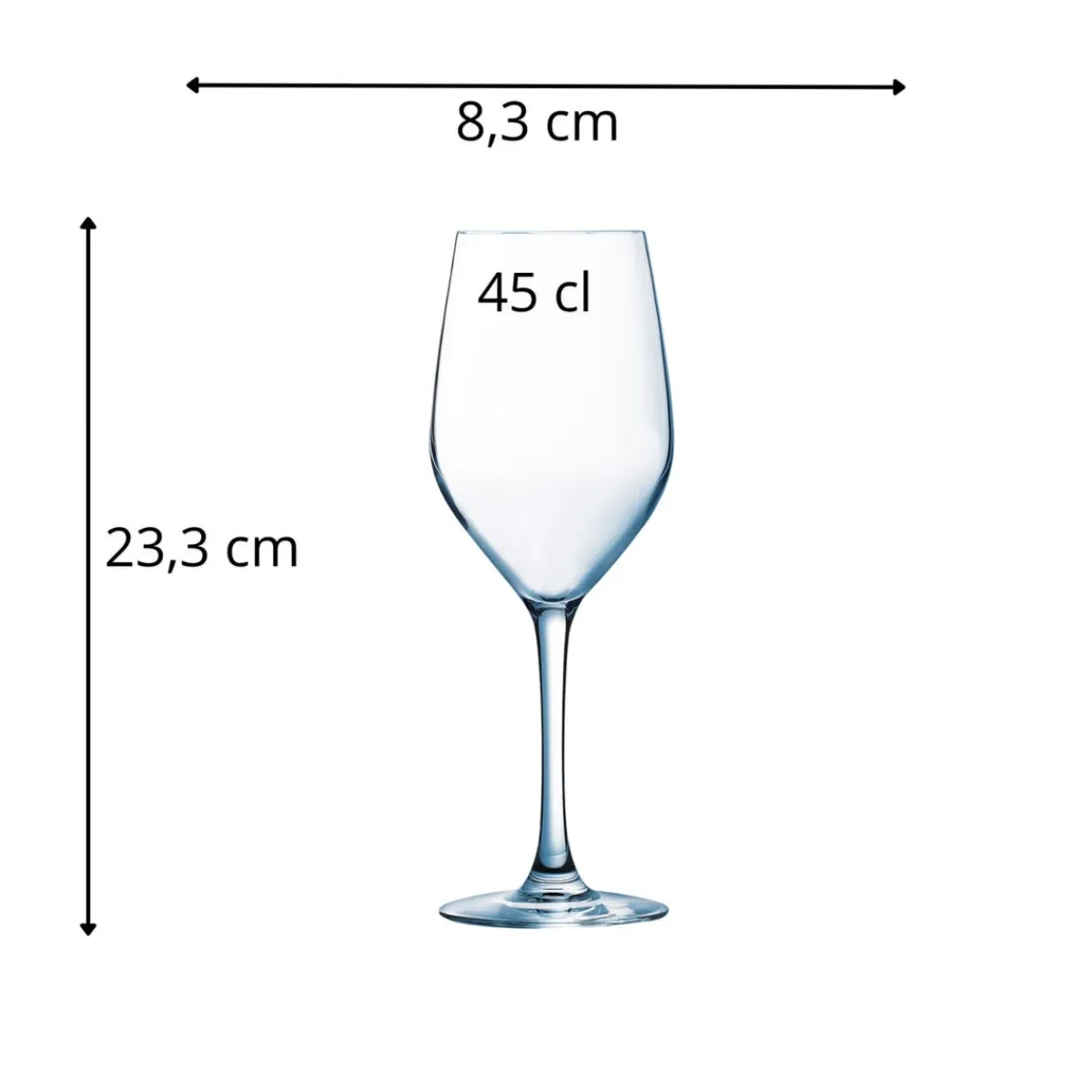 Verre à pied verre 45 cl Allegro - PRO.MUNDI Online