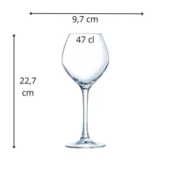 Verre à pied verre 47 cl Magnifique - ARCOROC Clearance