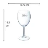 Verre à pied verre 35 cl Savoie - ARCOROC Outlet