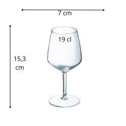 ARCOROC Verre à pied verre 19 cl Silhouette