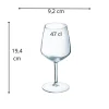 Verre à pied verre 47 cl Silhouette - ARCOROC Hot