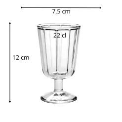 SERAX Verre à pied verre 22 cl Surface Discount