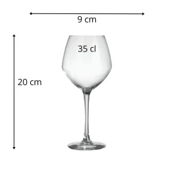 Verre à pied verre cristallin 35 cl Cabernet Vin Jeunes - CHEF & SOMMELIER Best