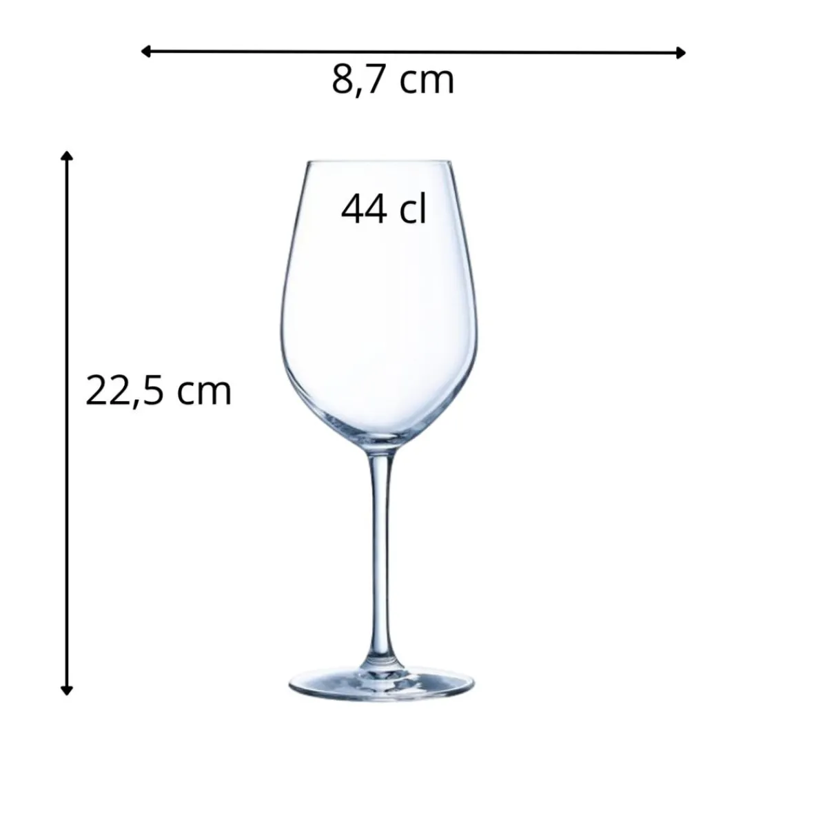 Verre à pied verre cristallin 44 cl Sequence - CHEF & SOMMELIER Best