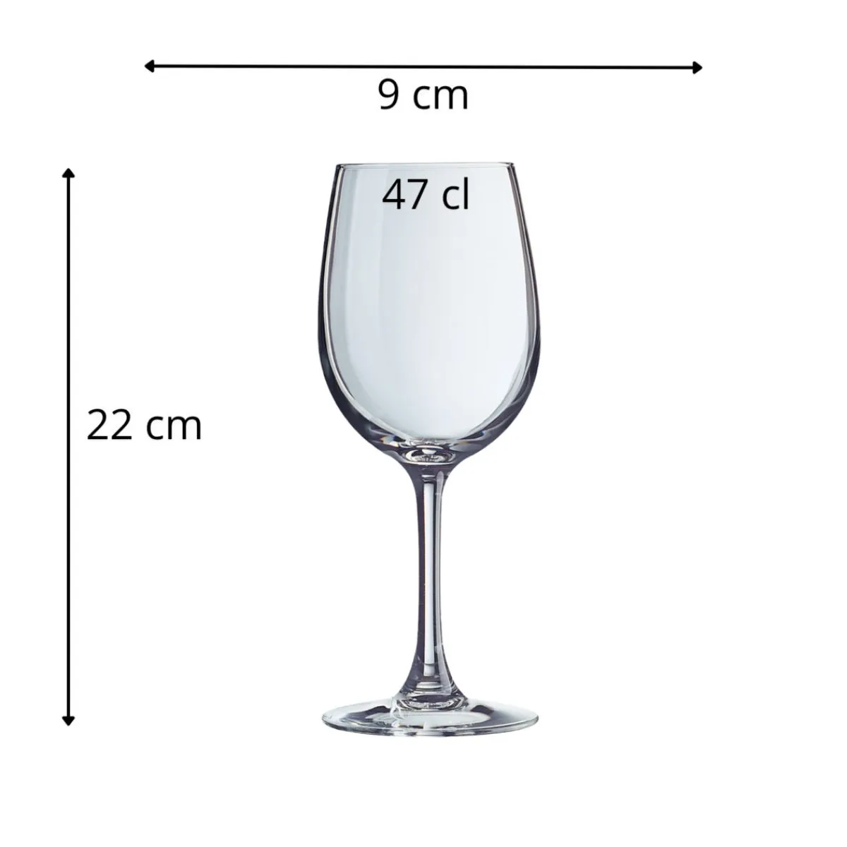 CHEF & SOMMELIER Verre à pied verre cristallin 47 cl Cabernet