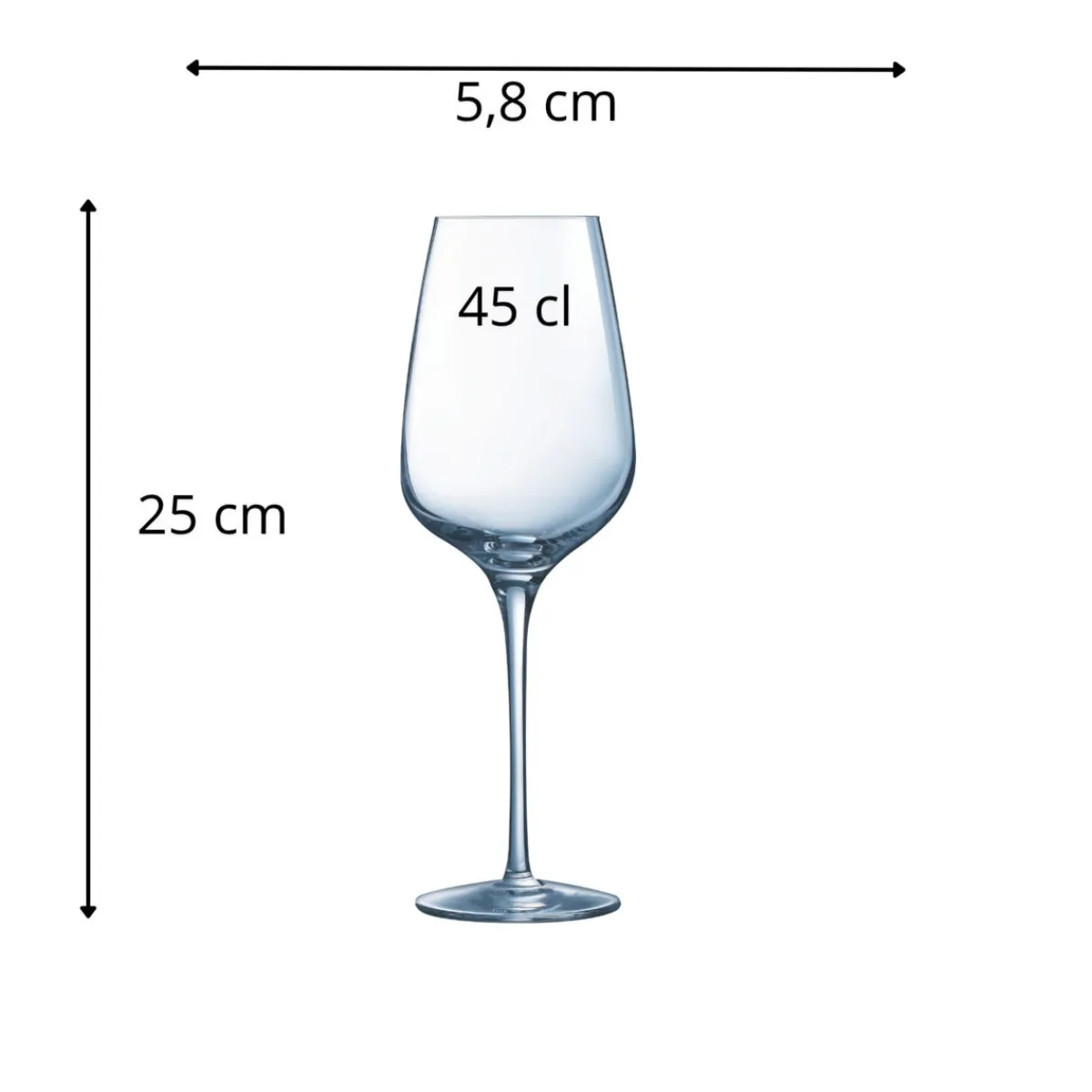 CHEF & SOMMELIER Verre à pied verre cristallin 45 cl Sublym Outlet