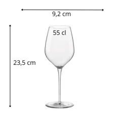 Verre à pied verre cristallin 55 cl Tre Sensi - BORMIOLI ROCCO Clearance
