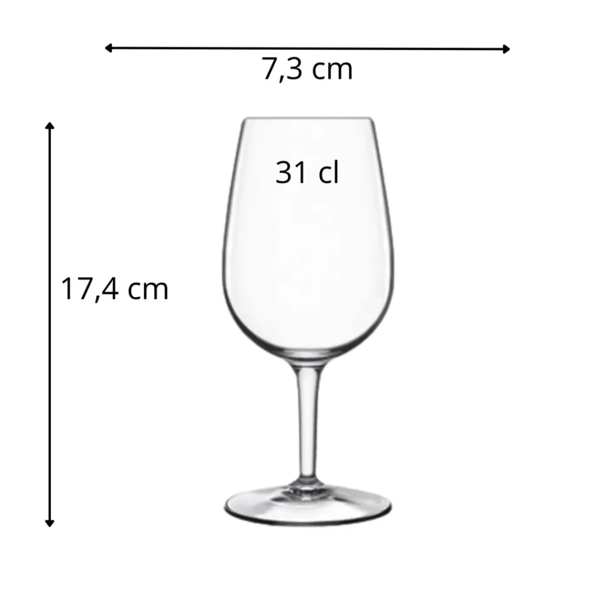 Verre à pied verre cristallin 31 cl Doc - LUIGI BORMIOLI Clearance