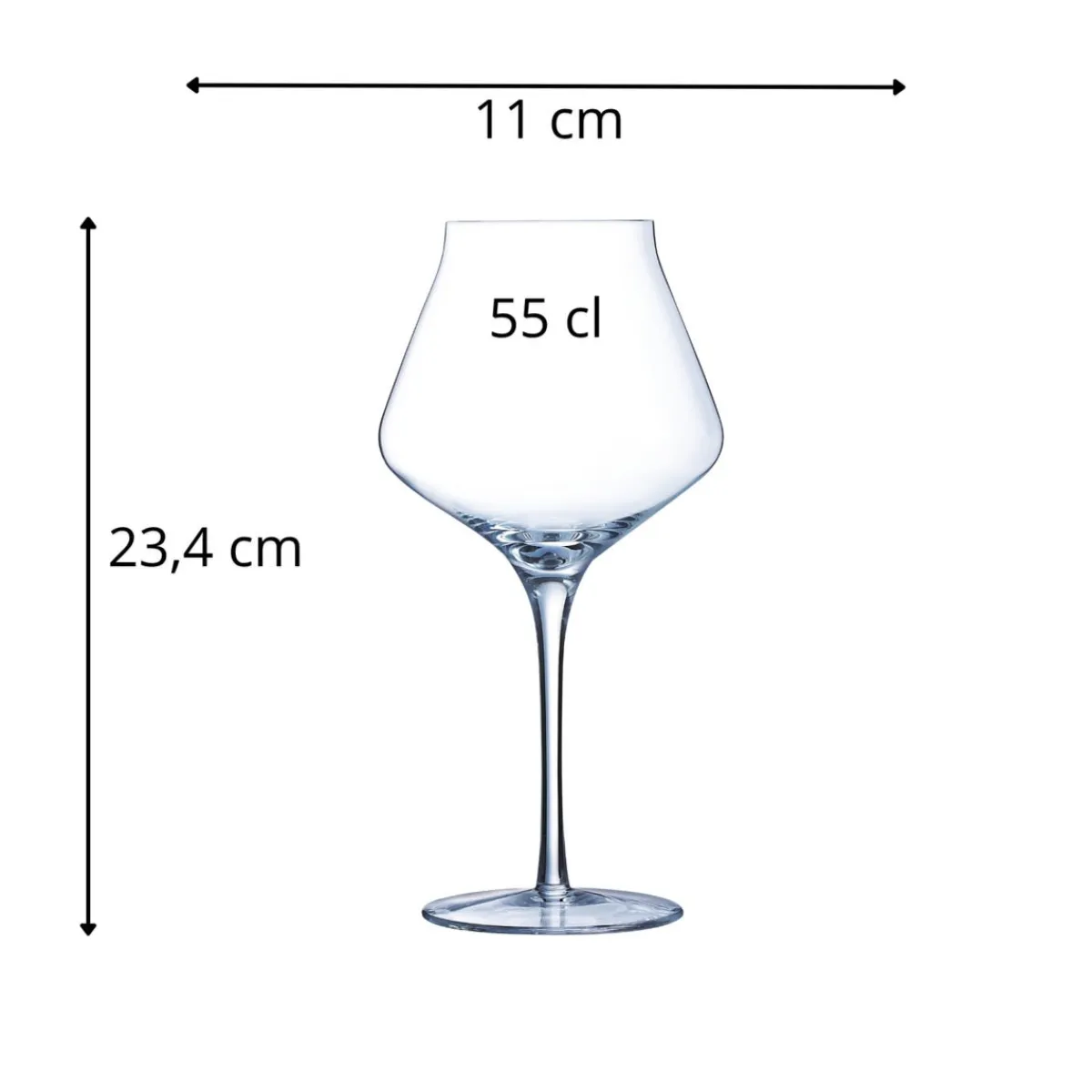 Verre à pied verre cristallin 55 cl Reveal Up - CHEF & SOMMELIER Online