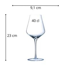 CHEF & SOMMELIER Verre à pied verre cristallin 40 cl Reveal Up Hot