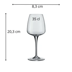 LUIGI BORMIOLI Verre à pied verre cristallin 35 cl Super New