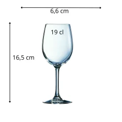 Verre à pied verre cristallin 19 cl Cabernet - CHEF & SOMMELIER Hot