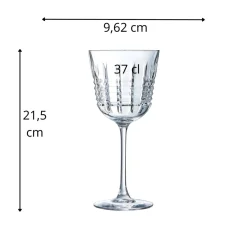 Verre à pied verre cristallin 37 cl Rendez Vous - CRISTAL D'ARQUES Discount