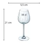 Verre à pied verre cristallin 35 cl Swirly - CRISTAL D'ARQUES New