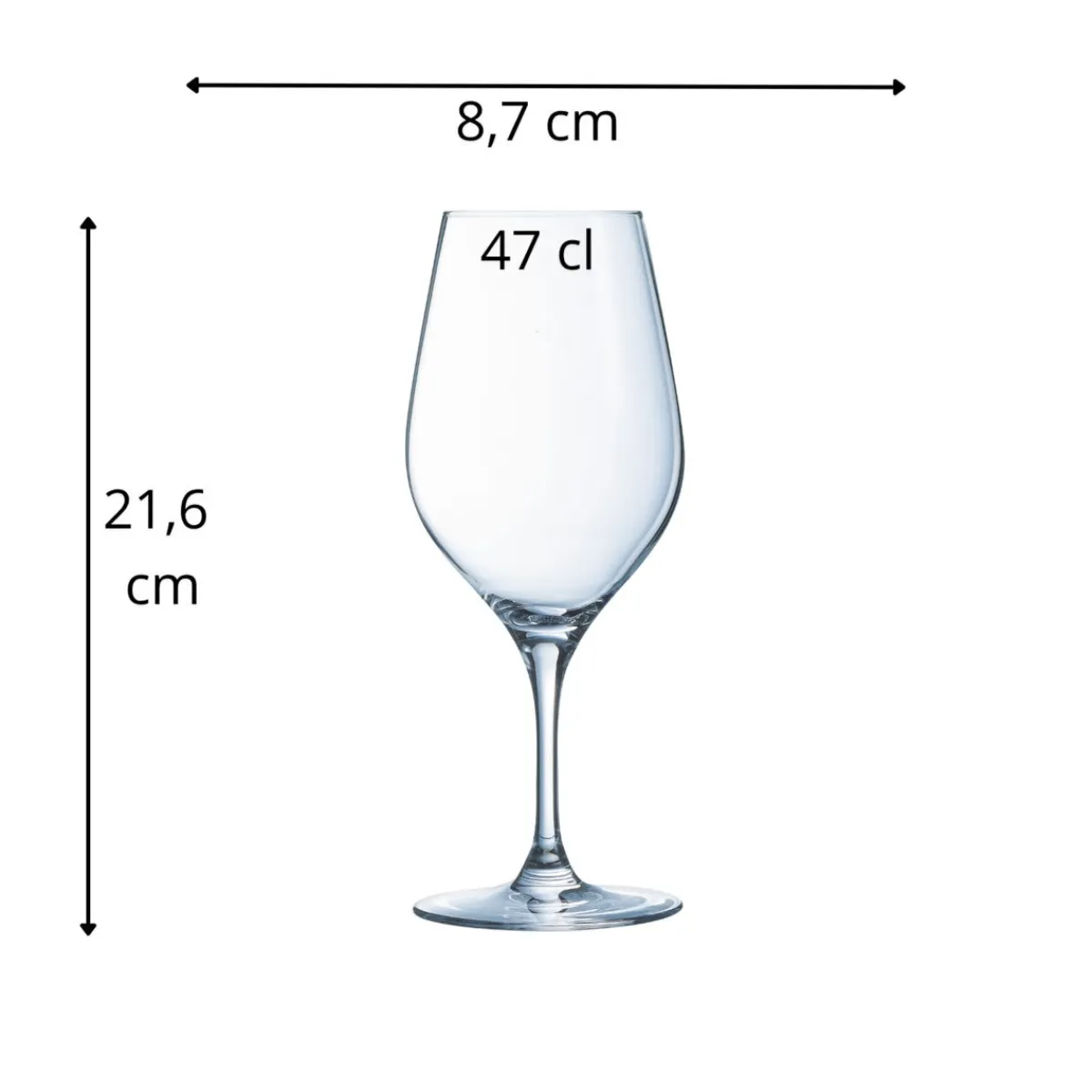 CHEF & SOMMELIER Verre à pied verre cristallin 47 cl Cabernet New