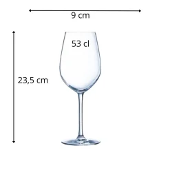 CHEF & SOMMELIER Verre à pied verre cristallin 53 cl Sequence Clearance