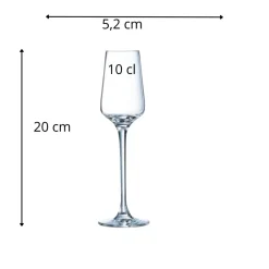 CHEF & SOMMELIER Verre à pied verre cristallin 10 cl Spirits Clearance